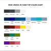 tank top color chart - TMNT Merch