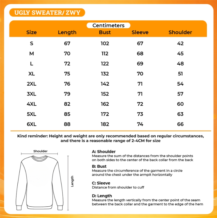 3D UGLY SWEATER - TMNT Merch