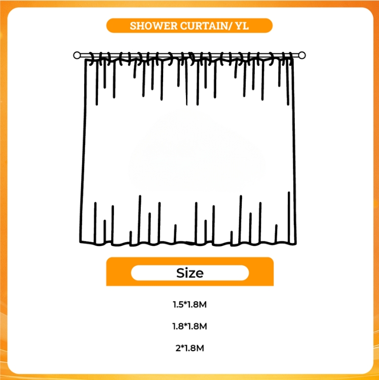 3D shower curtain - TMNT Merch